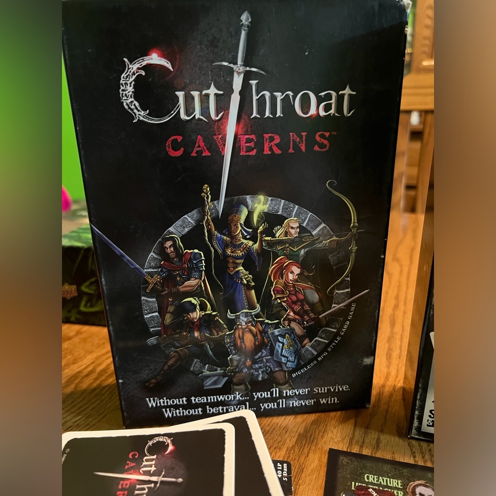 Cutthroat Caverns Board Game - Black